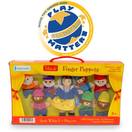 Snow White Finger Puppet Box Set - Timeless Toys
