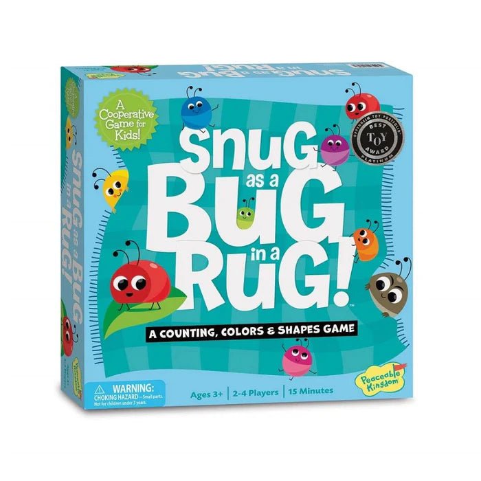 Snug as a Bug in a Rug Cooperative Board Game - Peaceable Kingdom - Timeless Toys
