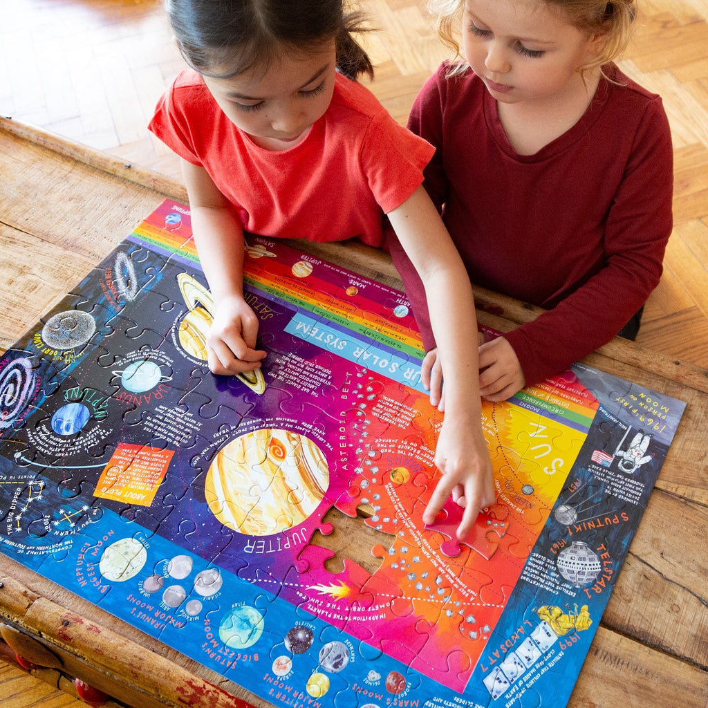 Solar System 100pc Puzzle by eeBoo - Timeless Toys