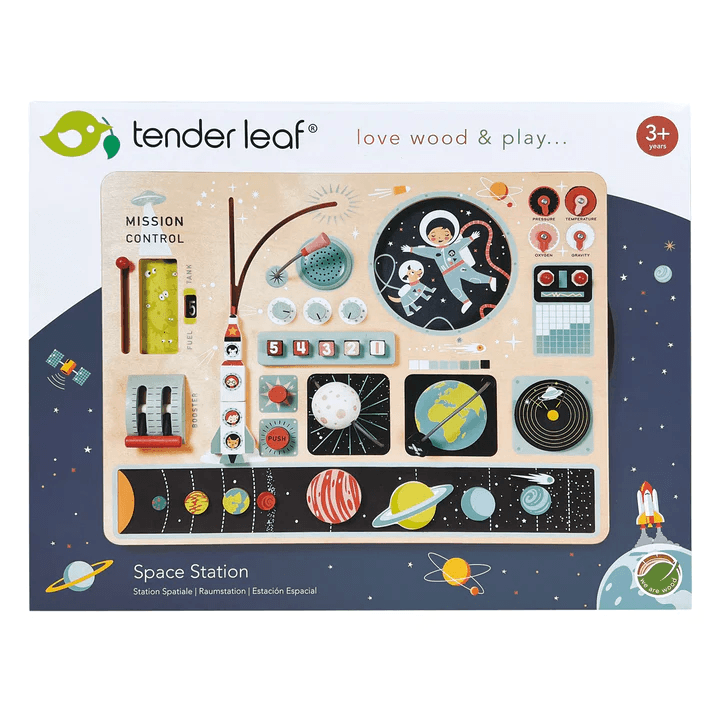 Space Station Activity Board by Tender Leaf Toys - Timeless Toys