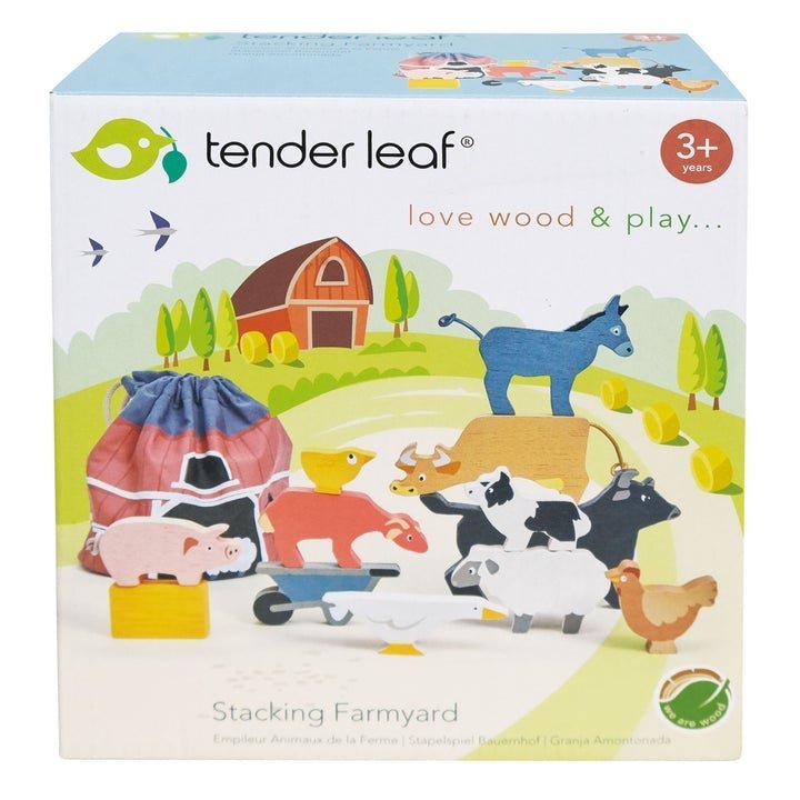 Stacking Farmyard by Tender Leaf Toys - Timeless Toys