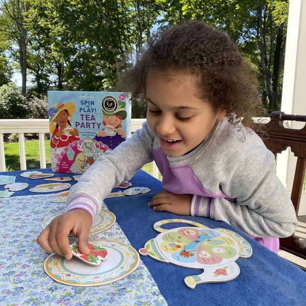 Tea Party Spinner Game by eeBoo - Timeless Toys
