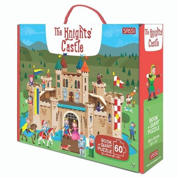 The Knights' Castle 60pc Puzzle and Book Set - Timeless Toys