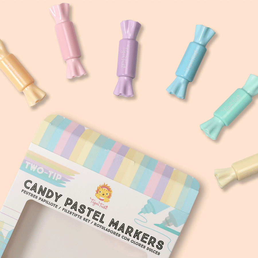 Two Tip Candy Pastel Markers - Timeless Toys