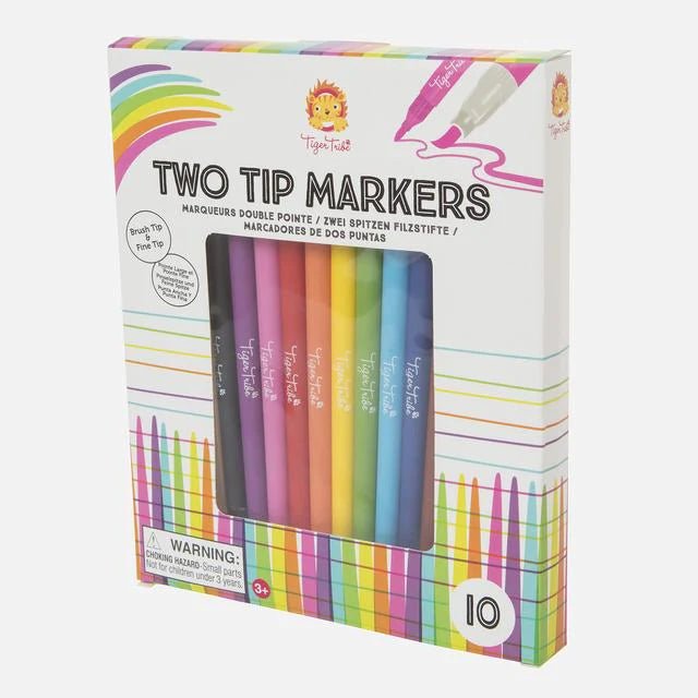 Two Tip Markers by Tiger Tribe - Timeless Toys
