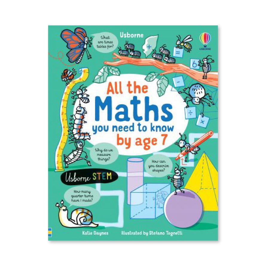Usborne - All the Maths You Need to Know by Age 7 - Timeless Toys