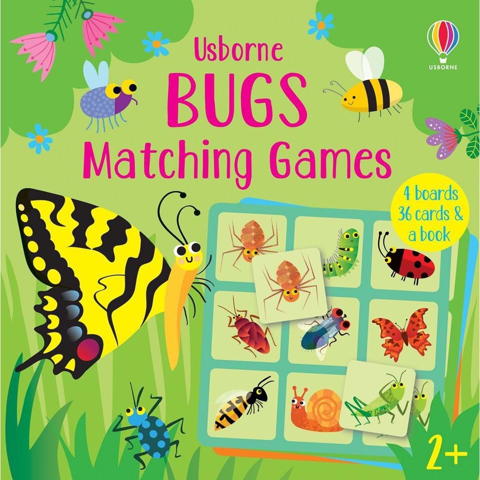 Usborne - Bugs Matching Game - Timeless Toys