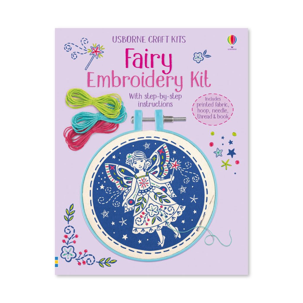 Usborne - Fairy Embroidery Kit - 7yrs+ - Timeless Toys