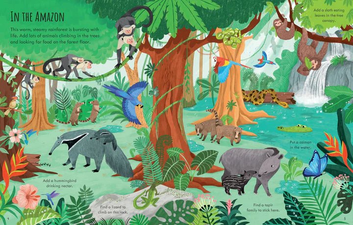 Usborne: First Sticker Book Planet Earth - Timeless Toys