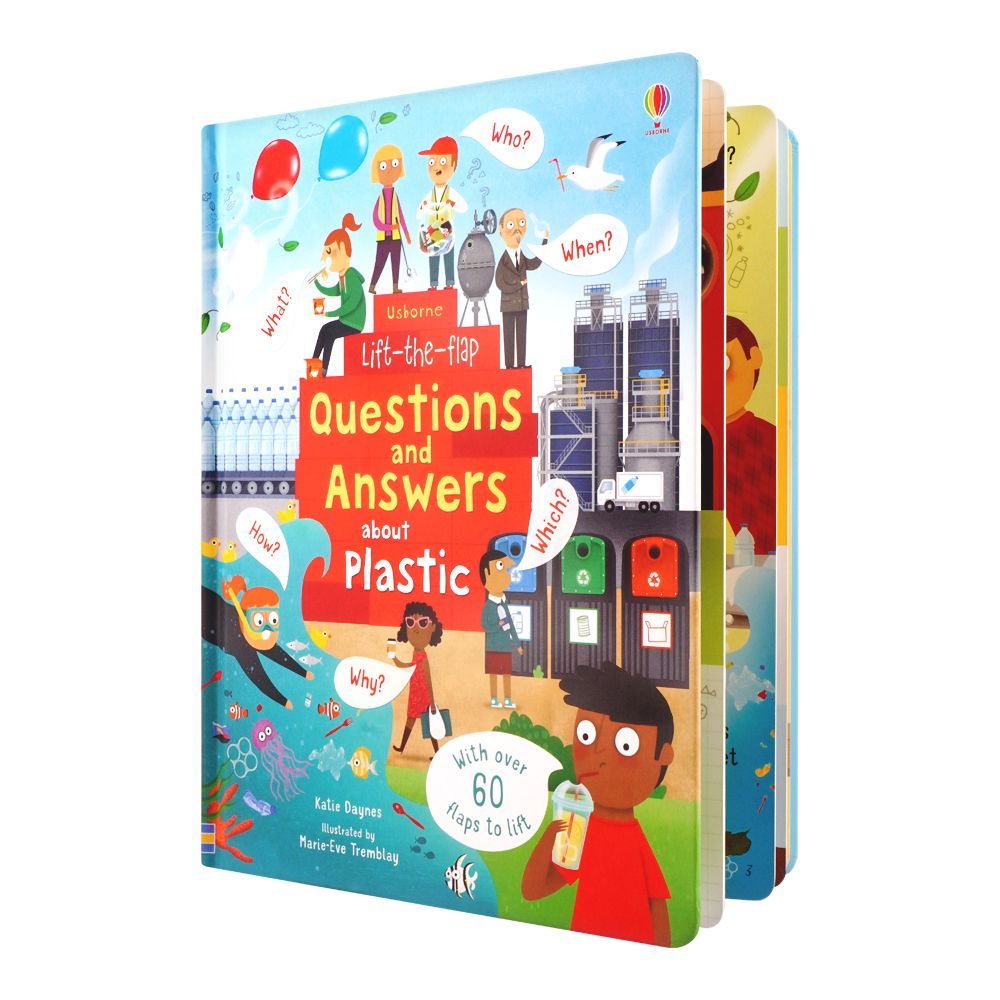 Usborne - Lift the Flap book: Questions and Answers about Plastic - 5yrs+ - Timeless Toys