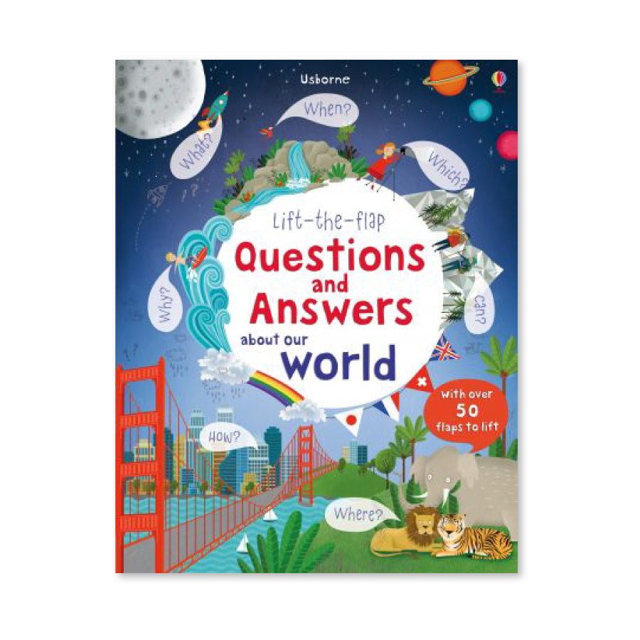 Usborne Lift the Flap - Questions and Answers about our World 4yrs+ - Timeless Toys