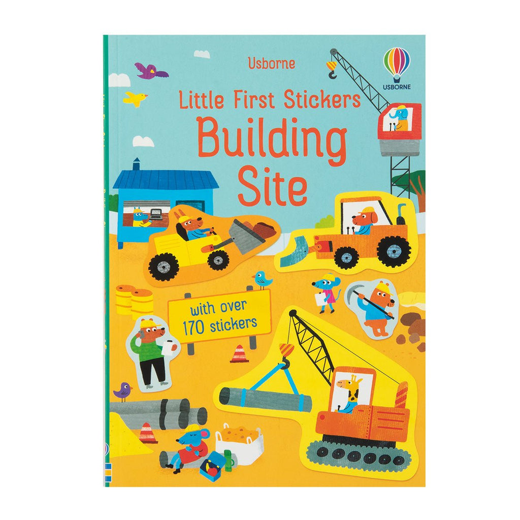 Usborne - Little First Stickers Book - Building Site - Timeless Toys