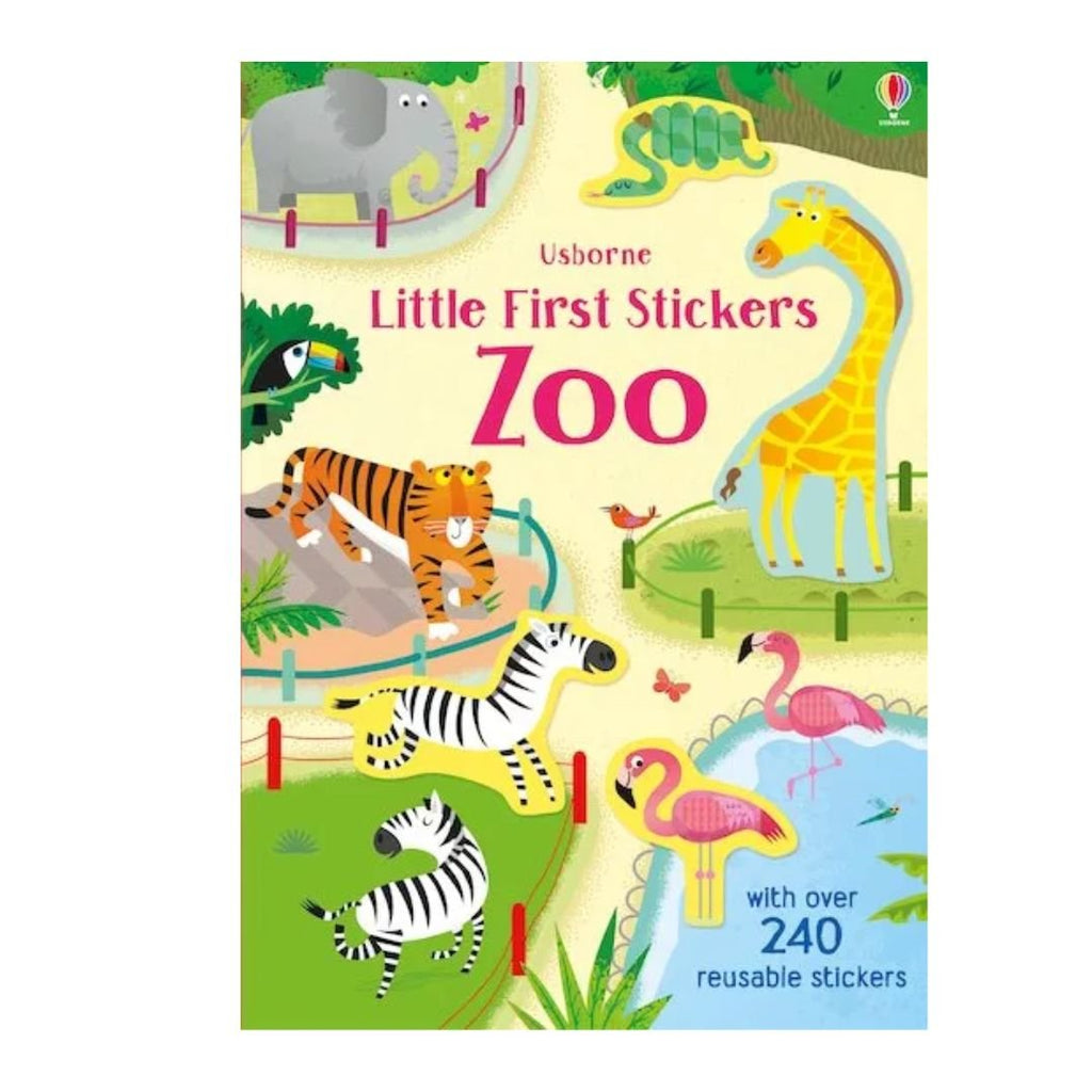 Usborne Little First Stickers Book Zoo Timeless Toys