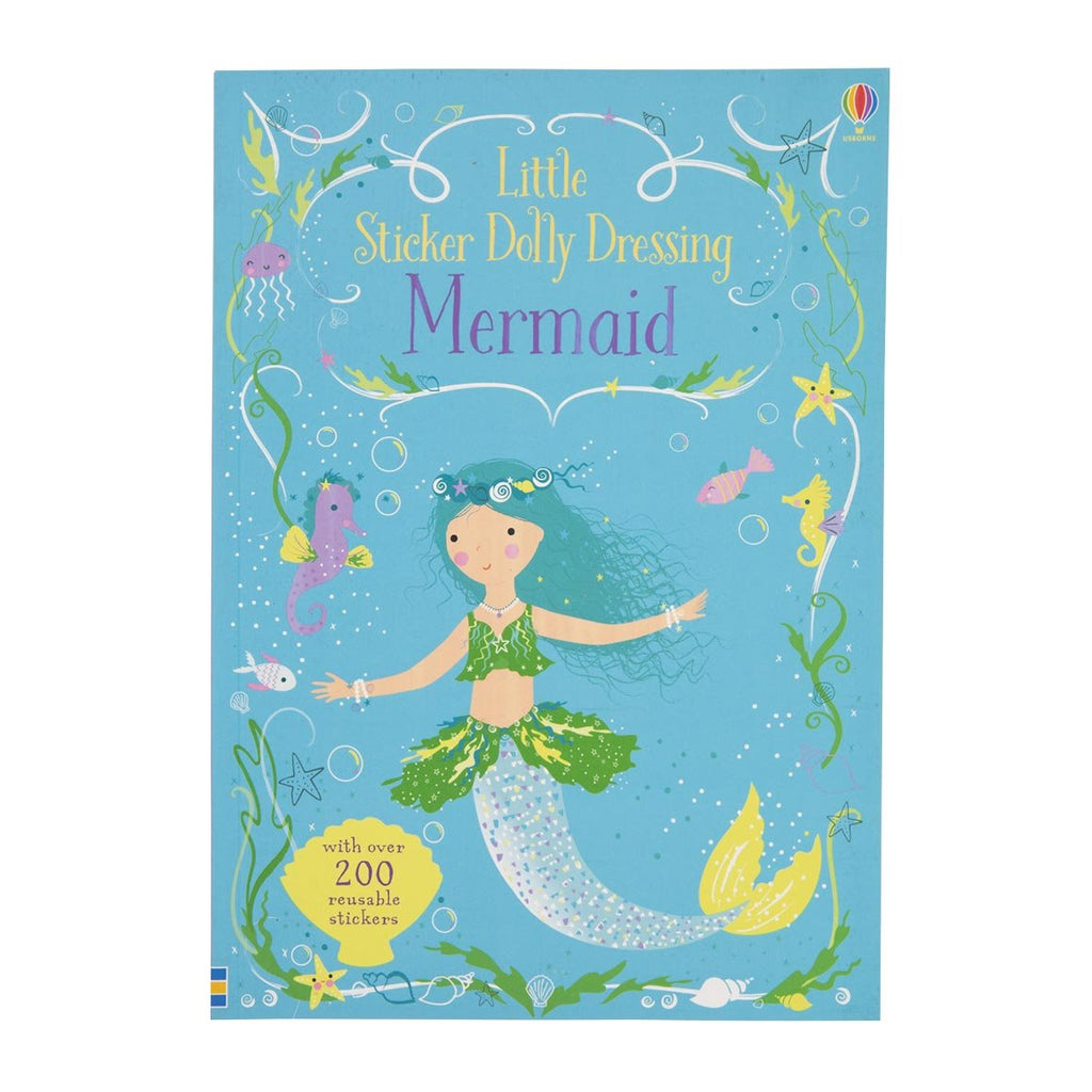 Usborne - Little Sticker Dolly Dressing - Mermaid 4yrs+ - Timeless Toys