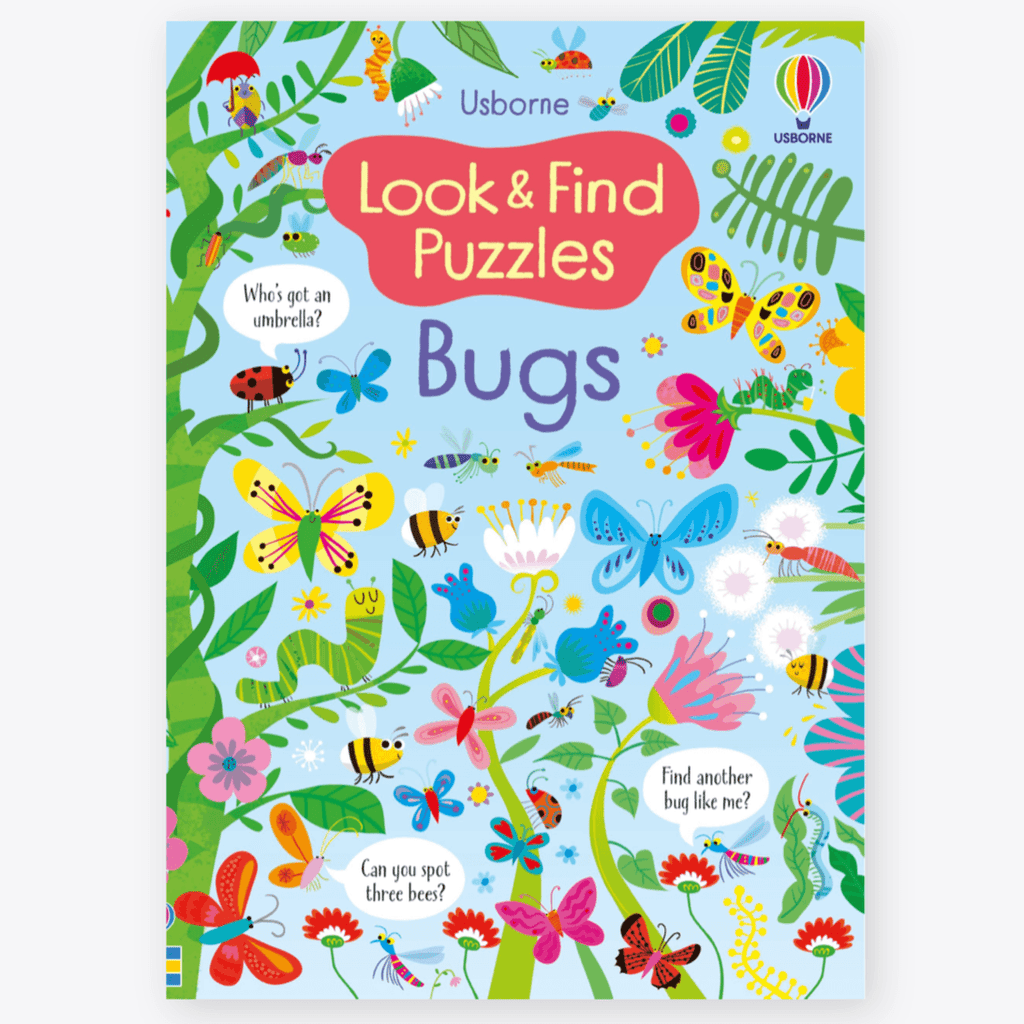 Usborne Look and Find Puzzle Book - Bugs - Timeless Toys