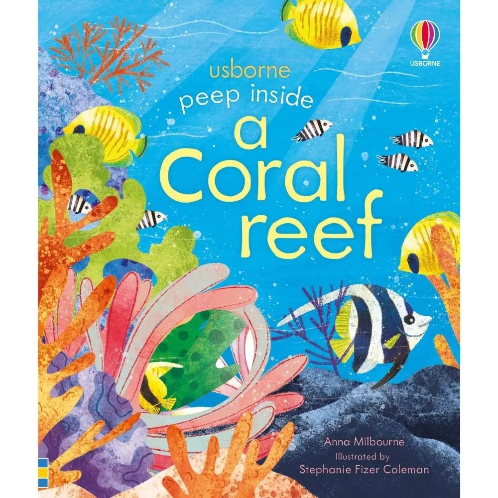 Usborne: Peep inside a Coral Reef - Timeless Toys