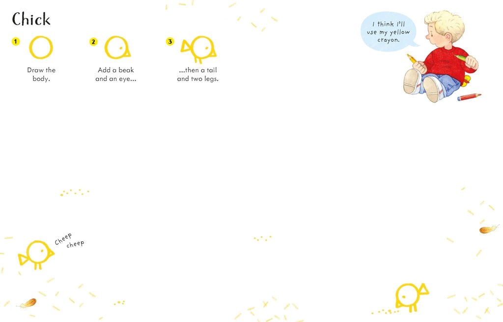 Usborne - Poppy and Sam's Step by Step Drawing 4yrs+ - Timeless Toys