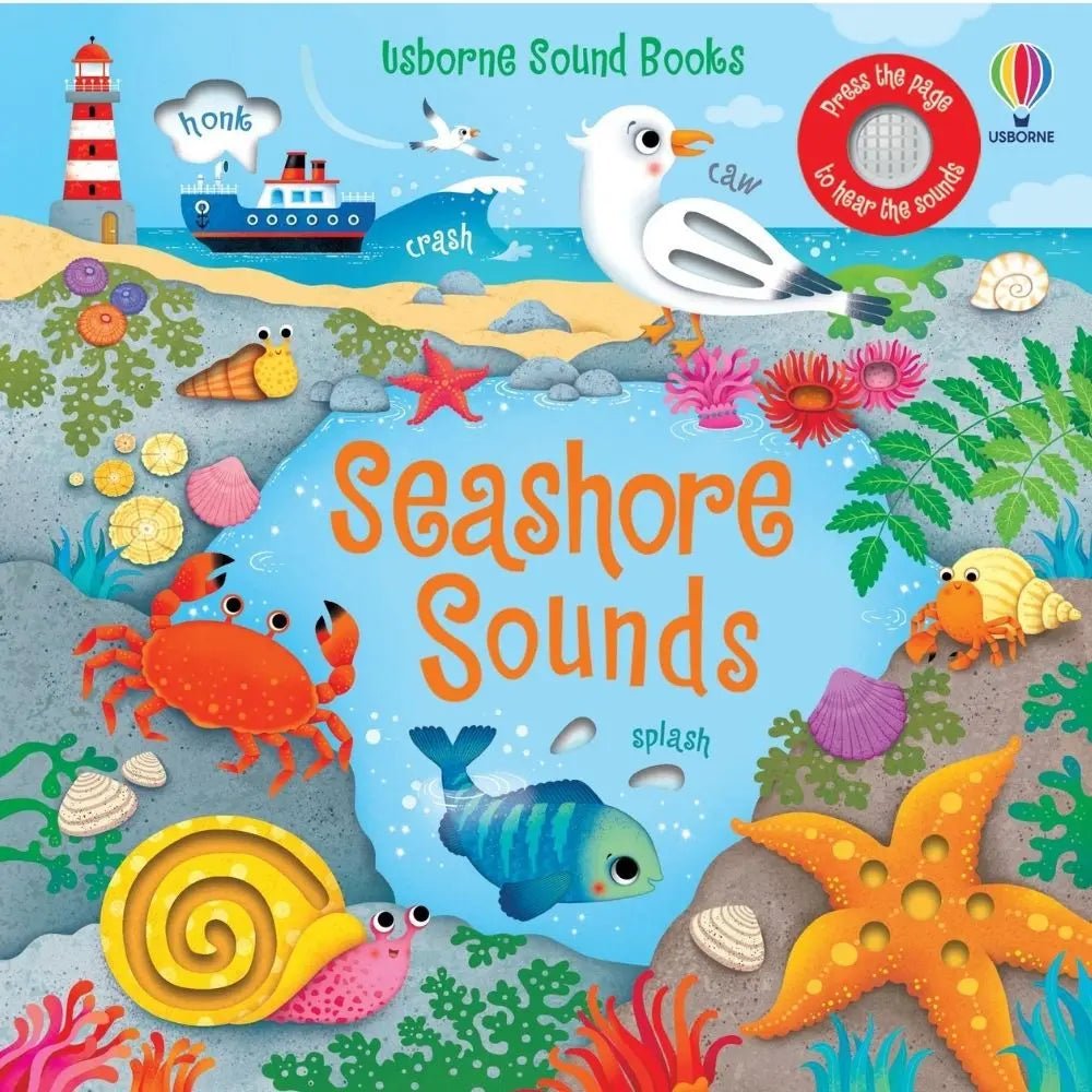 Usborne Sound Book - Seashore Sounds - Timeless Toys