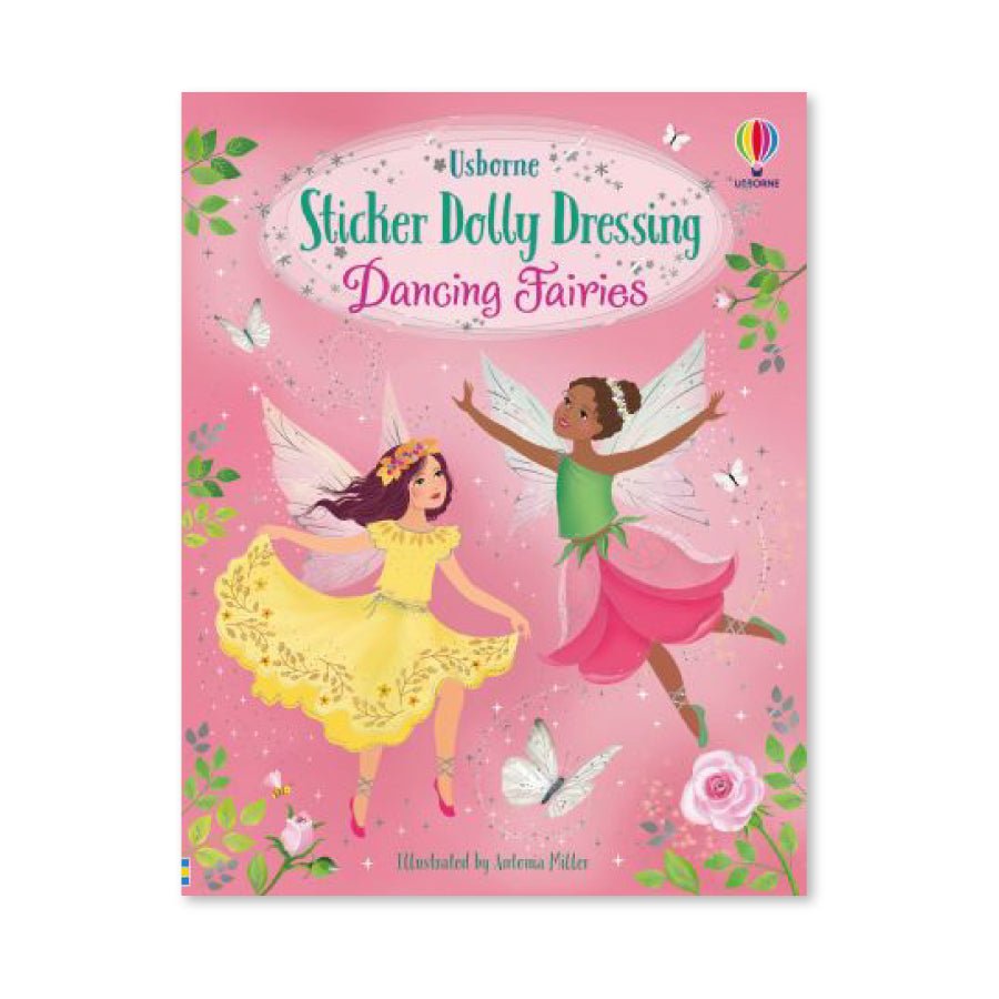 Usborne - Sticker Dolly Dressing: Dancing Fairies 5yrs+ - Timeless Toys