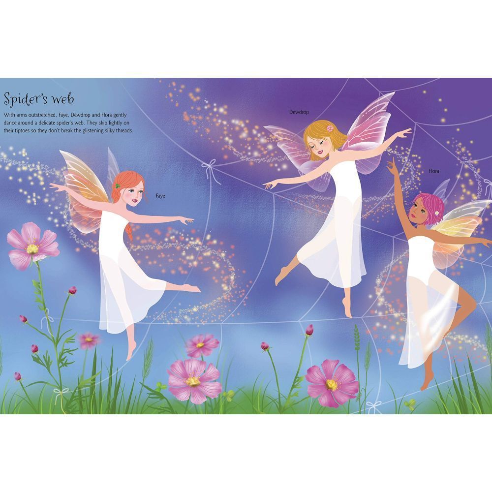 Usborne - Sticker Dolly Dressing: Dancing Fairies 5yrs+ - Timeless Toys