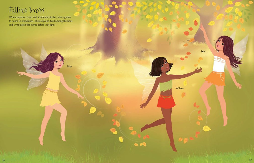 Usborne - Sticker Dolly Dressing: Dancing Fairies 5yrs+ - Timeless Toys