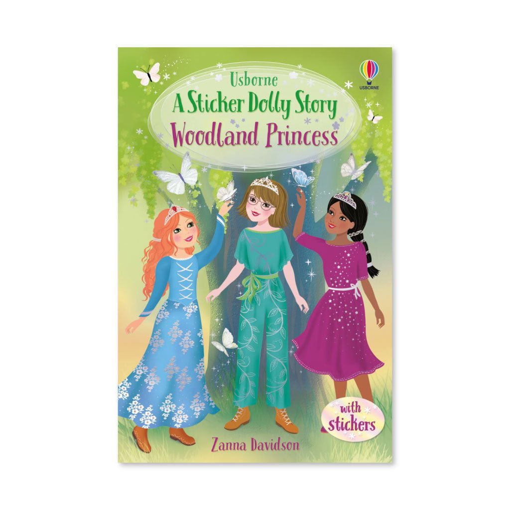 Usborne - Sticker Dolly Stories - Woodland Princess - Timeless Toys
