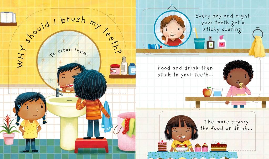 Usborne - Very First Questions & Answers - Why Should I Brush My Teeth? 3yrs+ - Timeless Toys