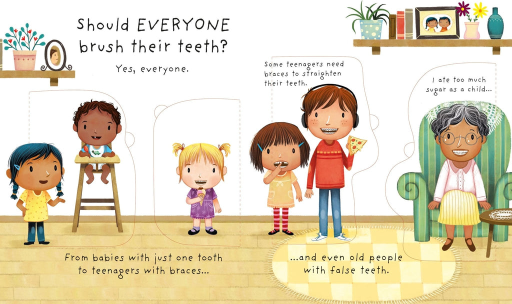 Usborne - Very First Questions & Answers - Why Should I Brush My Teeth? 3yrs+ - Timeless Toys