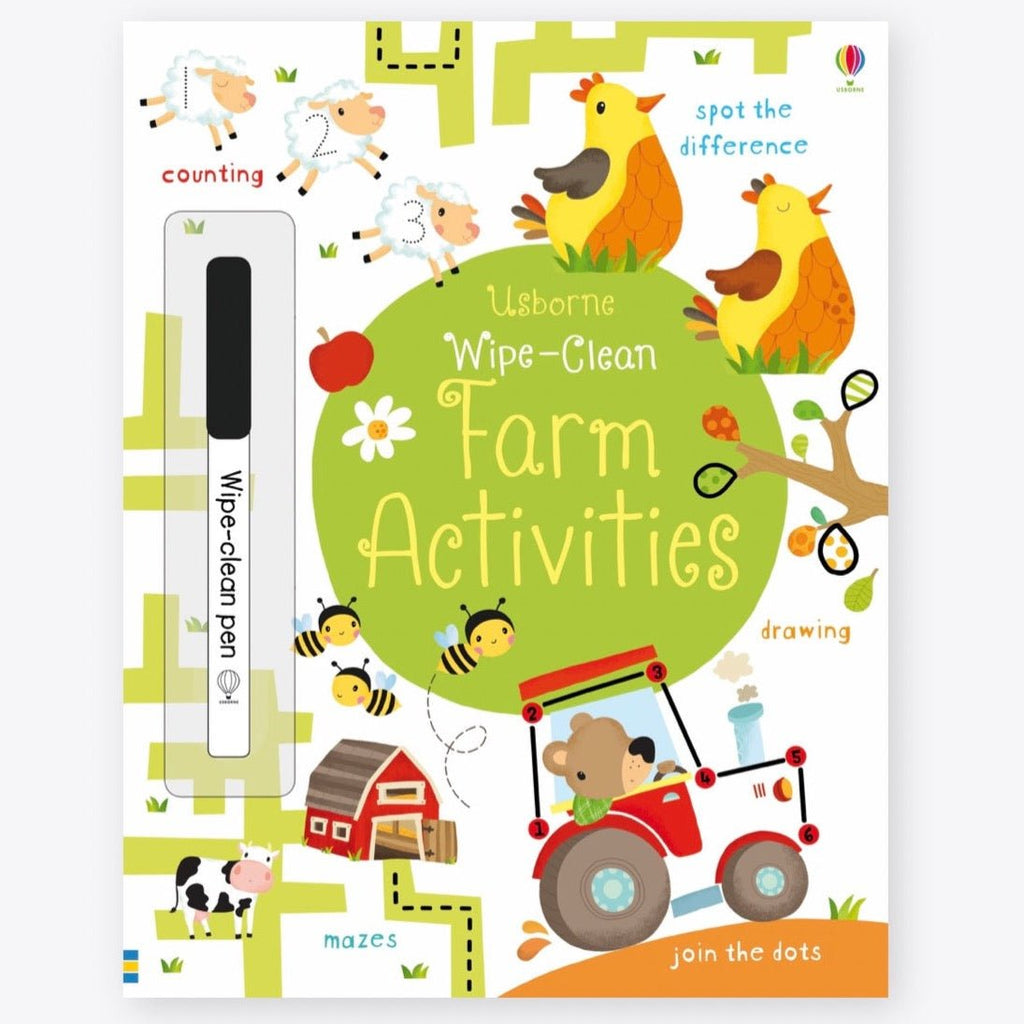Usborne: Wipe-Clean Farm Activities - Timeless Toys