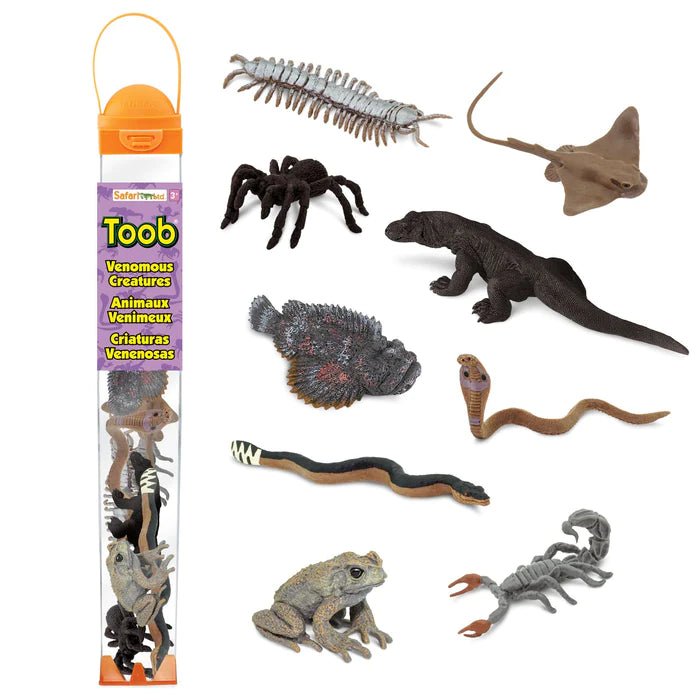 Venemous Creatures Toob by Safari Ltd - Timeless Toys