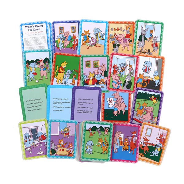 What's Going on Here? - Conversation Cards by eeBoo - Timeless Toys