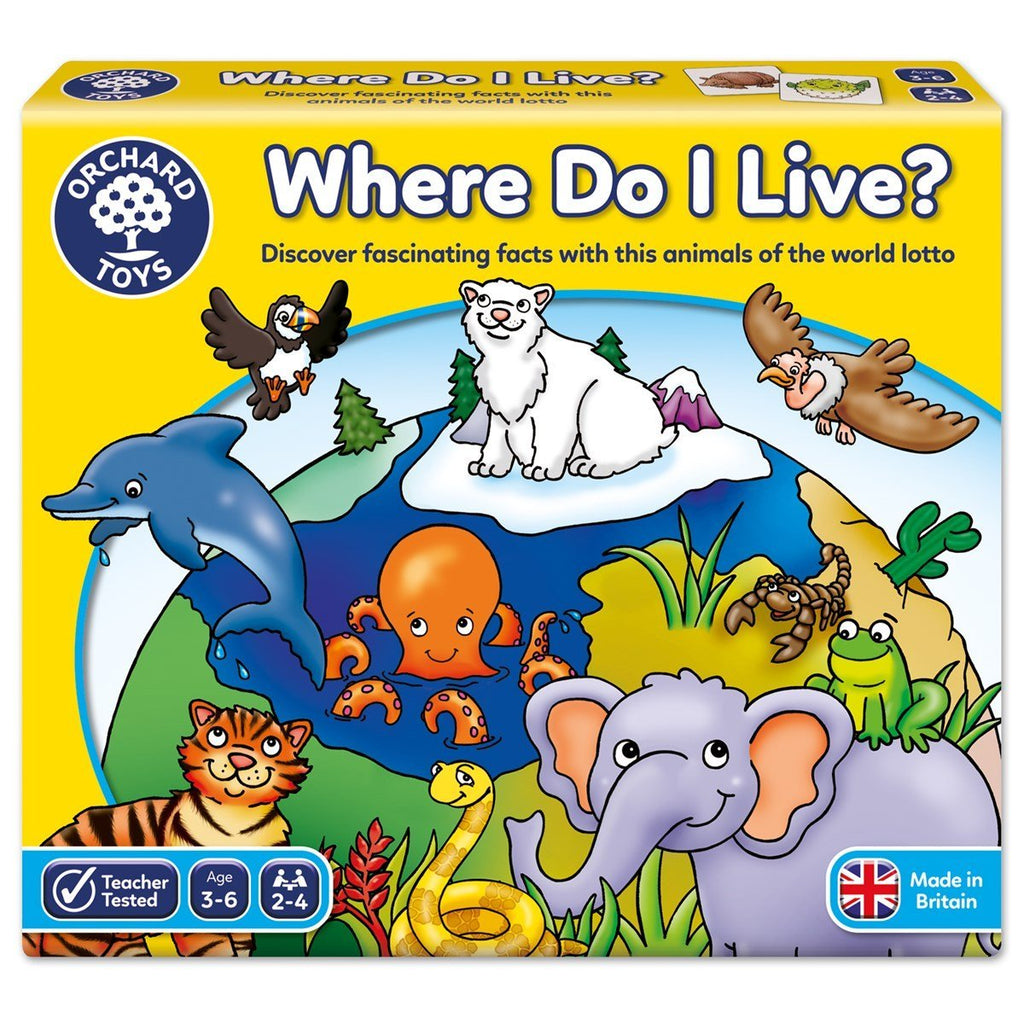 Where Do I Live? Game - Timeless Toys