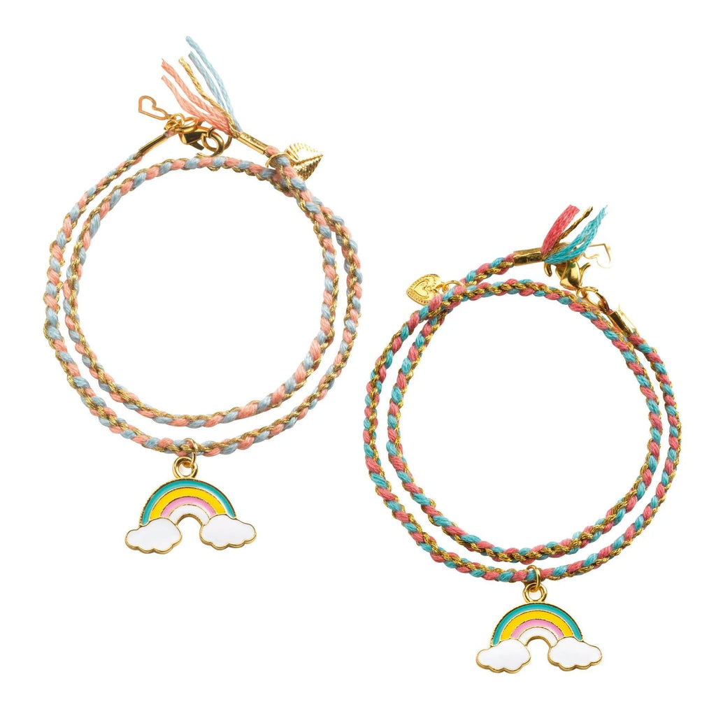 You and Me Friendship Bracelets DIY Kit - Rainbow by Djeco - 8yrs+ - Timeless Toys
