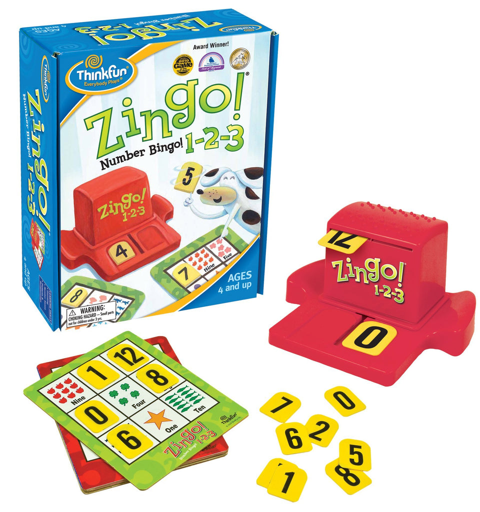 Zingo! 1 - 2 - 3 - ThinkFun - 4yrs+ - Timeless Toys